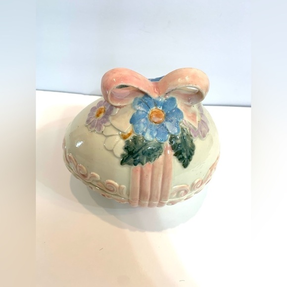 1970's/80s Vintage Ceramic Easter Egg Candy Dish - Picture 2 of 9